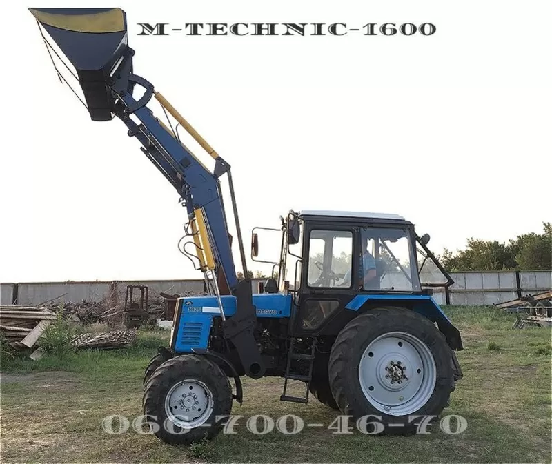 Быстросъёмный погрузчик Кун M-Technic1.6 на трактор МТЗ,  ЮМЗ,  Т-40 4