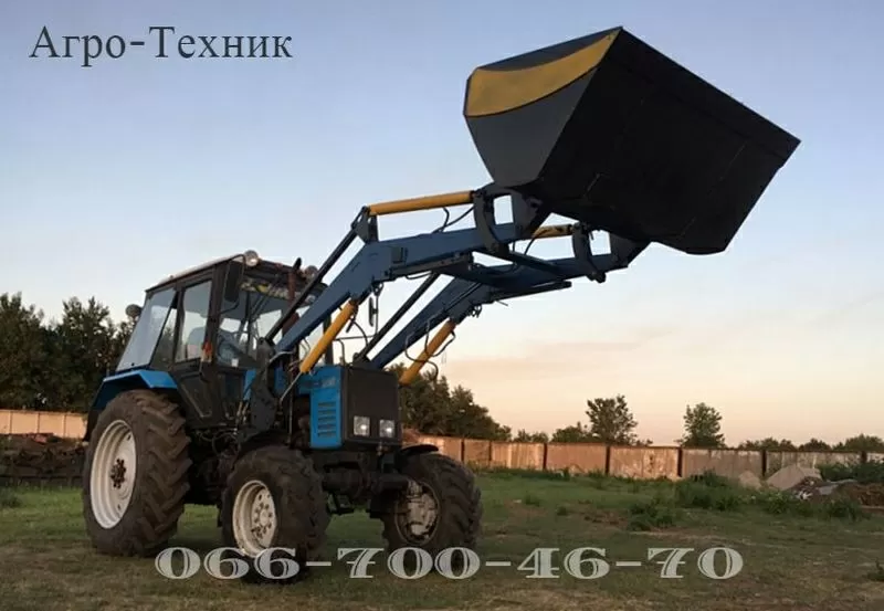 Быстросъёмный погрузчик Кун M-Technic1.6 на трактор МТЗ,  ЮМЗ,  Т-40