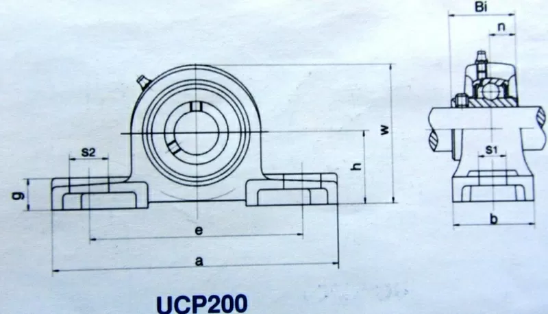 Подшипниковые   узлы      UCP206   под  вал   30 мм 2
