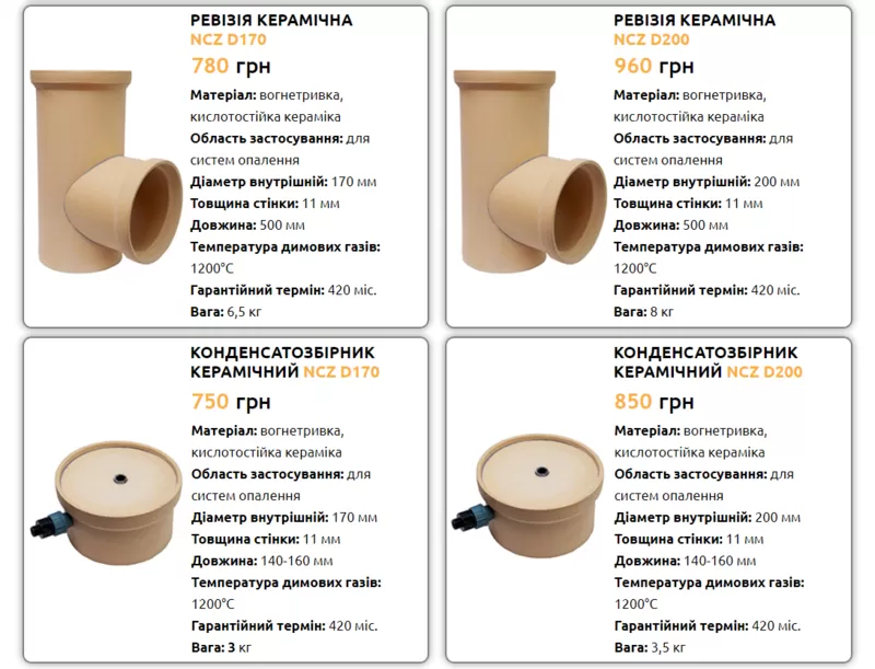 Керамические дымоходные системы 3