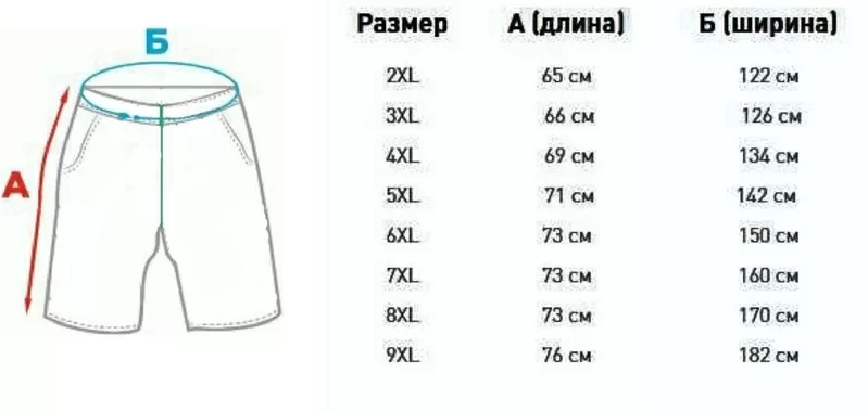 Мужские шорты большого размера 4