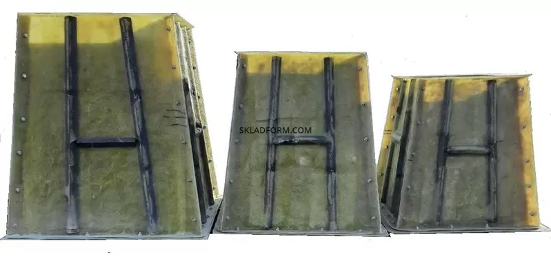 Стеклопластиковые формы для производства бетонных Кашпо №3 2