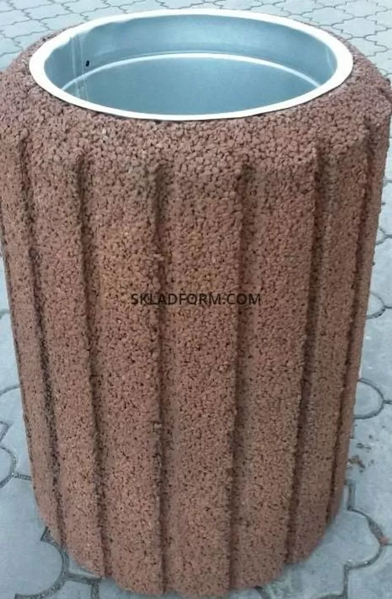 Формы для производства бетонных уличных урн для мусора 4