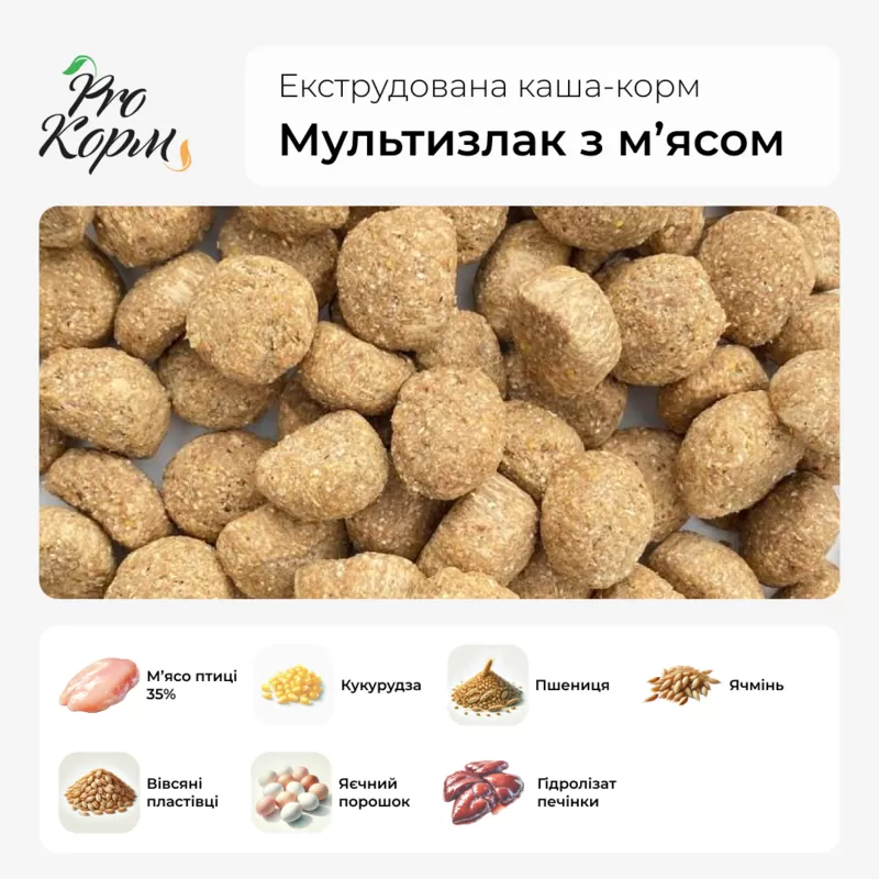 Экструдированная каша для собак 