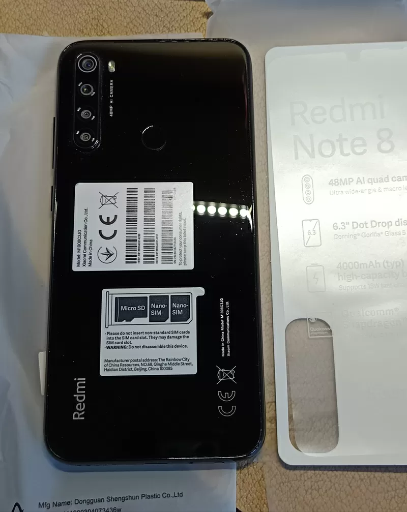 Смартфон Xiaomi Redmi Note 8. Новый. 3