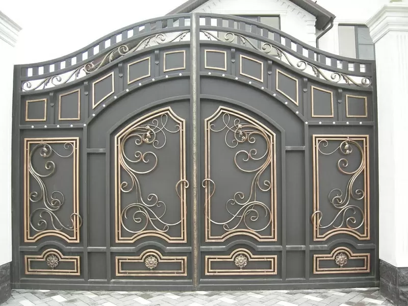 Металлические ворота в Кривом Роге 4