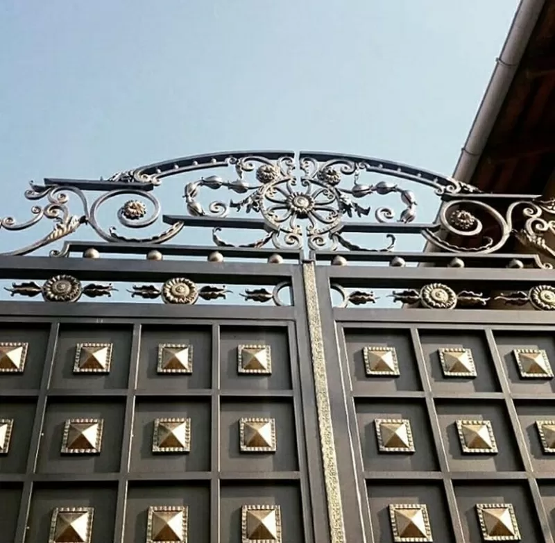 Металлические ворота в Кривом Роге 6