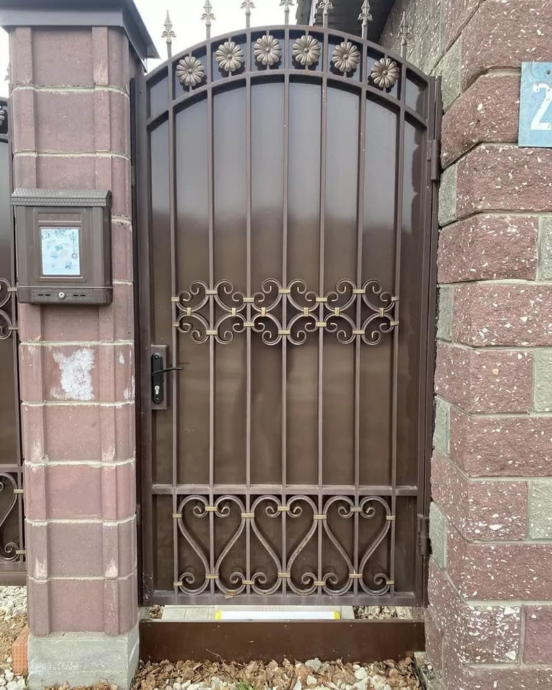 Металлические ворота в Кривом Роге 7