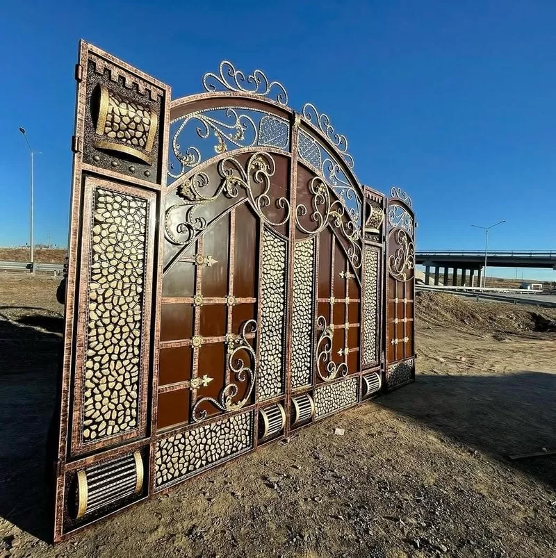 Металлические ворота в Кривом Роге 10