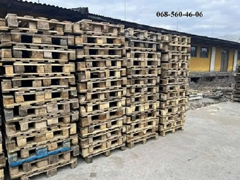 Продам вживані дерев'яні піддони у Дніпрі. Європіддони зі складу