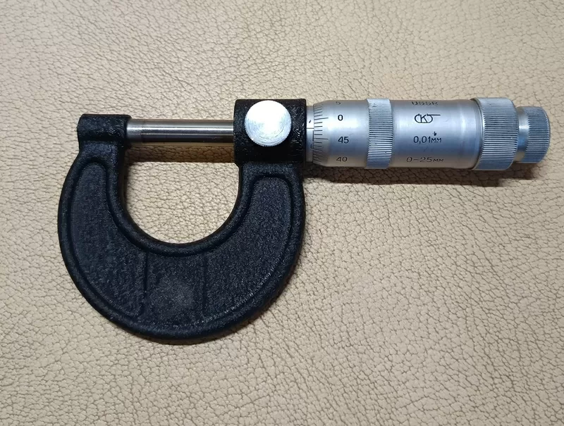Микрометр механический МК-25,  новый,  СССР
