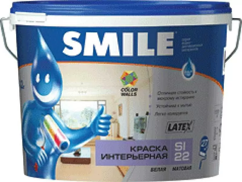 Краска интерьерная «SMILE®» SI22 LATEX